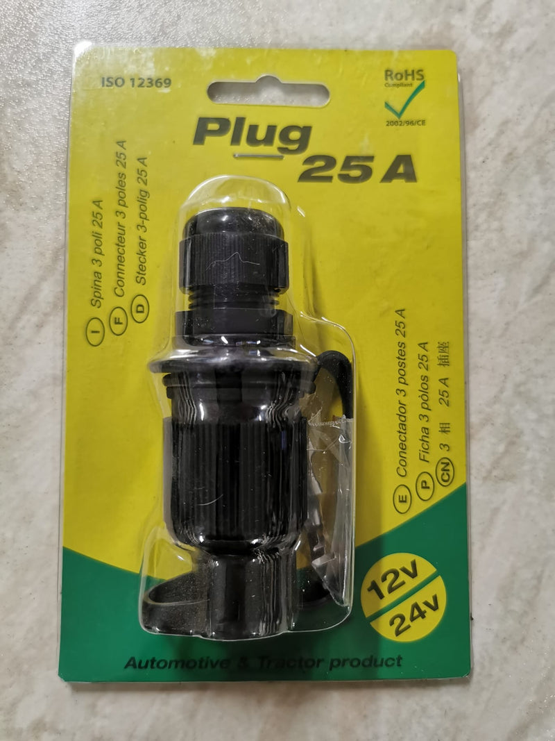 3 Pin Male COBO Plug for Tractors/sprayers