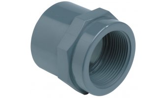 U-PVC solvent & Solvent / threaded fittings 3/4"