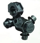 Teejet 3 way nozzle body c/w 3/4" boom clamp